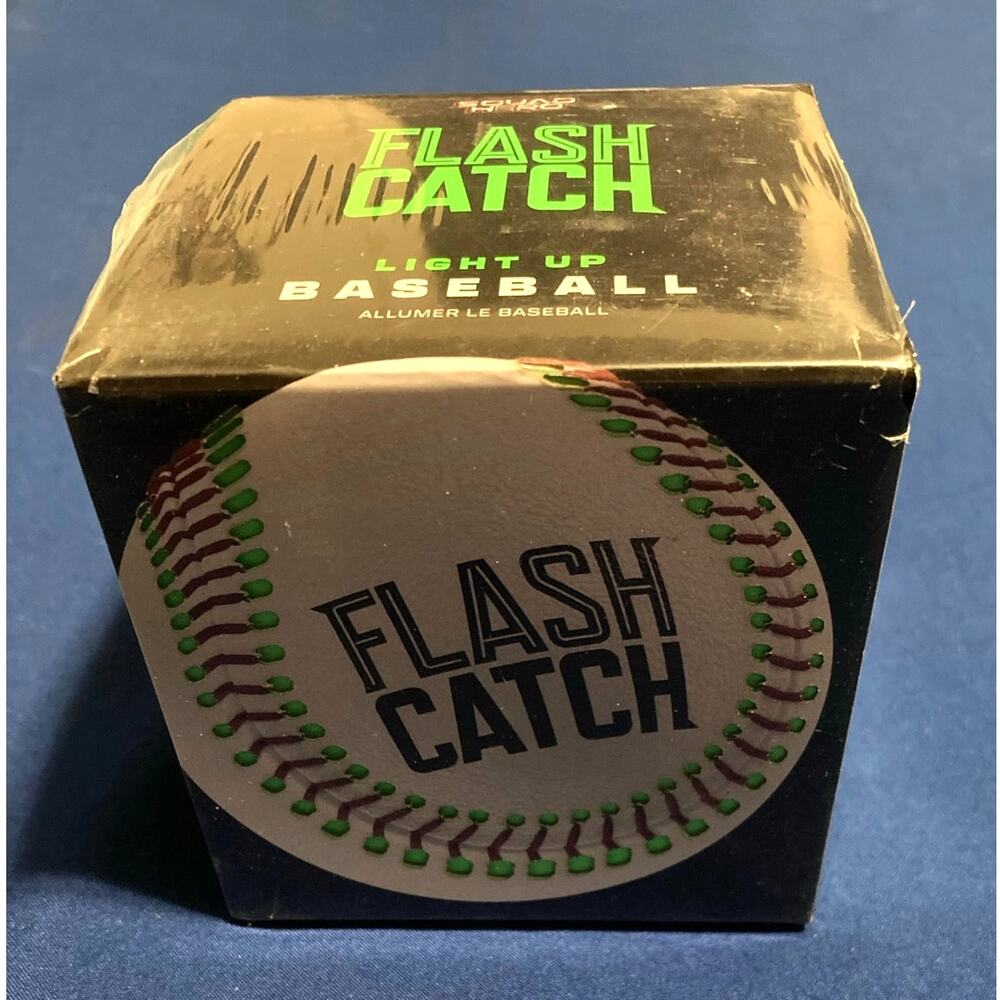 NIB Squad Hero FlashCatch Light Up Baseball Glow In The Dark NEW